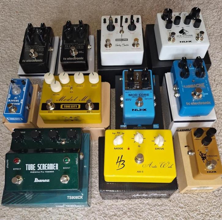 PEDALES D EFFET TC ELECTRONIC IBANEZ NUX H BENTON Au choix, Musique & Instruments, Effets, Utilisé, Chorus, Delay ou Écho, Distortion, Overdrive ou Fuzz