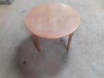 Ronde tafel., Rond, Gebruikt, Hout, Ophalen