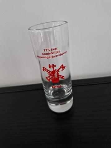 shotglas 175 jaar Koninklijke Vrijwillige Brandweer Niel