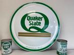 Quaker State oud reclamebord, Reclamebord, Gebruikt, Ophalen of Verzenden