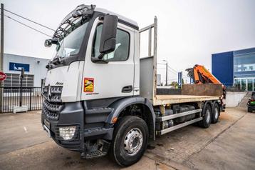 Mercedes-Benz AROCS 2648 + PALFINGER 23 T/M + 5 EXT, Auto's, Vrachtwagens, Automaat, Achterwielaandrijving, Euro 6, Wit