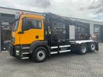 2010 Man TGS 26.360 6x4 H-4BL container vrachtwagen met Palf, Auto's, Vrachtwagens, Euro 5, MAN, Bedrijf, Diesel