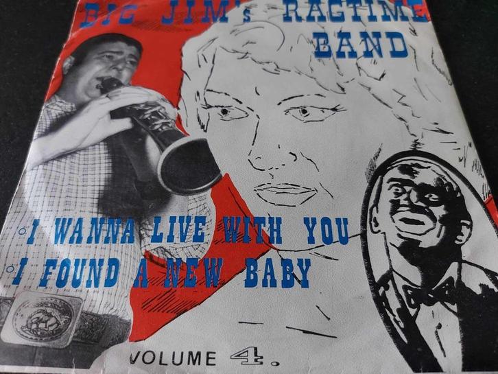 BIG JIM'S RAGTIME BAND - Volume 4. - I Wanna Live With You, Cd's en Dvd's, Vinyl | Jazz en Blues, Jazz, 1960 tot 1980, Overige formaten