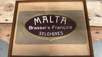 Brasserie francois seloignes publicité cuir, Enlèvement ou Envoi, Comme neuf