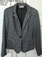 Grijze blazer Amélie & Amélie XS, Vêtements | Femmes, Vestes & Costumes, Neuf, Gris, Enlèvement ou Envoi, Taille 34 (XS) ou plus petite