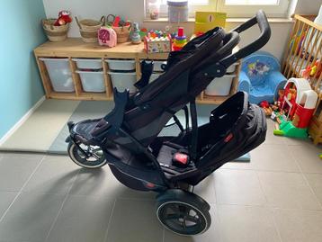 Tweelingbuggy phil&teds Explorer, Enlèvement, Utilisé, Poussette ou Buggy