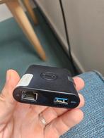 Adaptateur Dell USB-C vers HDMI/VGA/Ethernet/USB 3.0, DA200, Enlèvement ou Envoi, Comme neuf, Tablette, Dell