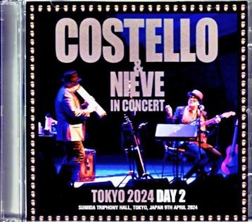 2 CD's Elvis COSTELLO - Live Tokyo 2024 beschikbaar voor biedingen