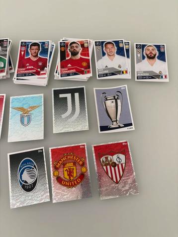 Topps Uefa Champions League 2020/21 lot 161 stickers beschikbaar voor biedingen