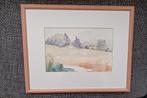 Aquarel 48x39cm, Antiek en Kunst, Kunst | Tekeningen en Fotografie, Ophalen of Verzenden
