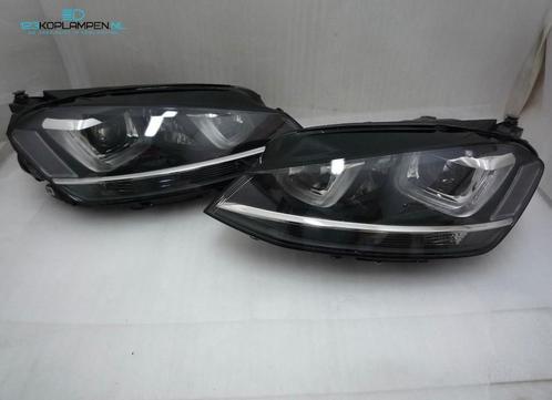 Volkswagen Golf 7 Bi-Xenon LED koplampen koplampen, Auto-onderdelen, Verlichting, Volkswagen, Gebruikt, Herkomst onderdeel bekend