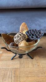 Pot pourri en verre et métal, Enlèvement, Utilisé