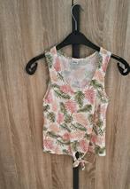 Ecru blouse met bladmotieven, Maat 38/40 (M), Overige kleuren, Ophalen of Verzenden, Zo goed als nieuw