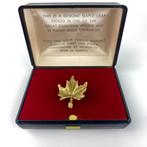 Maple leaf 24k gold incrusted, Timbres & Monnaies, Métaux nobles & Lingots