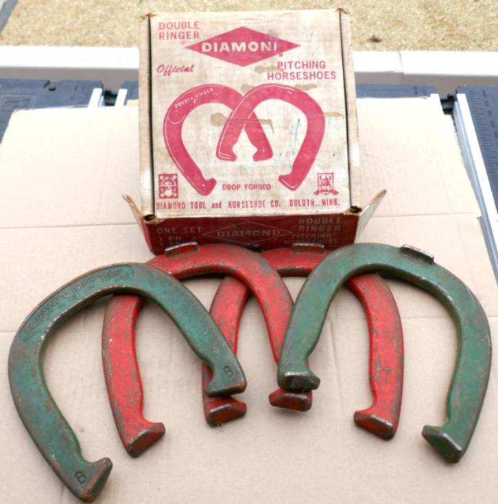 Hoefijzers gooien (4 stuks, officiële), Hobby en Vrije tijd, Overige Hobby en Vrije tijd, Ophalen of Verzenden