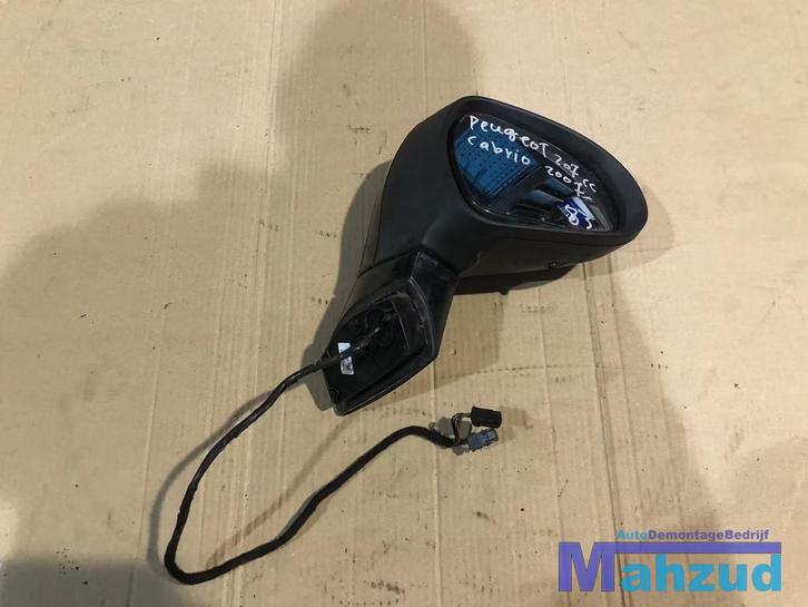 Peugeot 207 CC cabrio rechter buiten spiegel zwart, Auto-onderdelen, Spiegels, Peugeot, Gebruikt