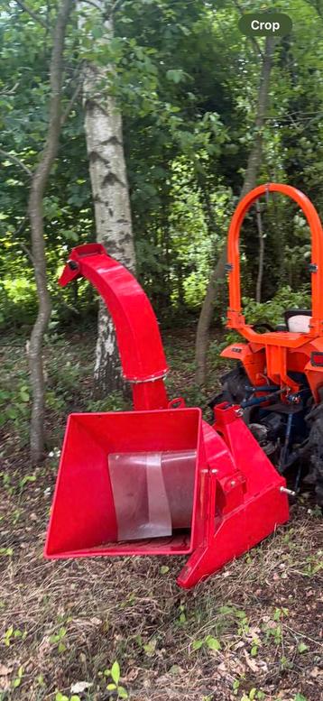 Hakselaar takken 10cm dik (amper gebruikt) beschikbaar voor biedingen
