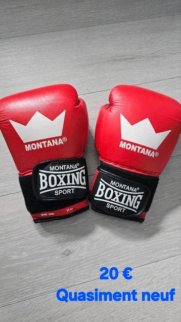 Gants de boxe quasi neuf  beschikbaar voor biedingen