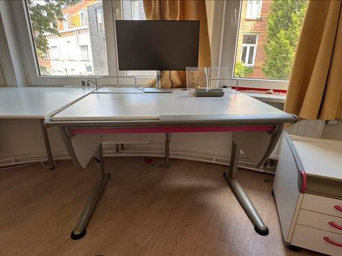 Ergonomisch meegroeibureau Moll, Huis en Inrichting, Bureaus, Zo goed als nieuw, Bureau, Ophalen