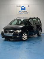 Volkswagen Touran 1.4 TSI benzine 7 zitplaatsen, Auto's, Parkeersensor, Monovolume, Zwart, 4 cilinders