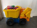 Vrachtwagen met bouwblokken, Kinderen en Baby's, Speelgoed |Speelgoedvoertuigen, Gebruikt, Ophalen of Verzenden