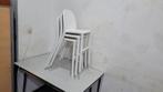 Set van drie witte kinderstoelen IKEA design URBAN