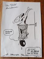 Originele tekening van Rantanplan Lucky Luke, Boeken, Stripverhalen, Eén stripboek, Ophalen of Verzenden, Zo goed als nieuw
