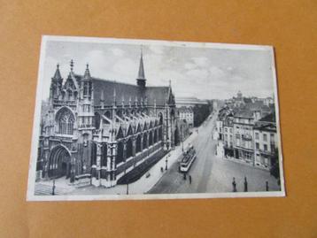 BRUSSEL, KERK van de Grote Zavel, postkaart beschikbaar voor biedingen