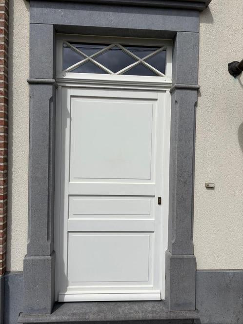 Voordeur te koop wegens verbouwing, Doe-het-zelf en Bouw, Deuren en Vliegenramen, Gebruikt, Buitendeur, 200 tot 215 cm, 100 tot 120 cm
