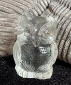 Hibou en cristal du val saint lambert, Collections, Enlèvement, Comme neuf