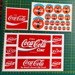 Lot 2x Coca Cola stickerbladen en 1x Coca Cola (NL) logo, Verzamelen, Ophalen of Verzenden