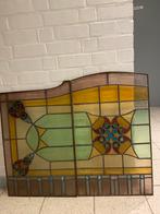 Glas in lood 2 panelen - oud - goeie staat., Ophalen, Minder dan 80 cm, Overige typen, Zo goed als nieuw