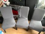3 chaises Salle a manger, Comme neuf, Tissus, Trois