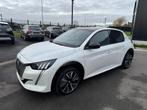 Peugeot 208 E elektrisch GT line 1st eig camera leer, Zwart, Alcantara, Wit, 5 deurs