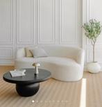 Canapé 3 places blanc en mouton, Maison & Meubles, Banc d'angle, 150 à 200 cm, Comme neuf, Enlèvement