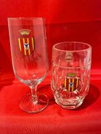 bierglazen Mai-Bock Lamot, Verzamelen, Ophalen of Verzenden, Gebruikt, Glas of Glazen, Overige merken