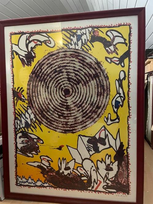 Alechinsky. “Seoul 1988”. Gesigneerd/genummerd, Antiek en Kunst, Kunst | Schilderijen | Abstract, Ophalen