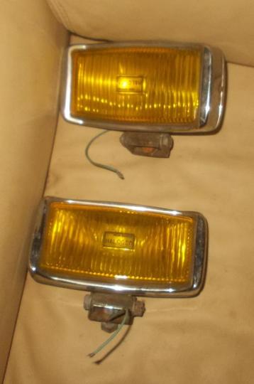 2 phares antibrouillard rétro, Enlèvement ou Envoi, Utilisé, Pièces Oldtimer ou Ancêtre