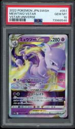 Mewtwo VSTAR PSA 10 - 051/172 - Japanese VSTAR Universe 2022, Ophalen of Verzenden, Zo goed als nieuw, Losse kaart