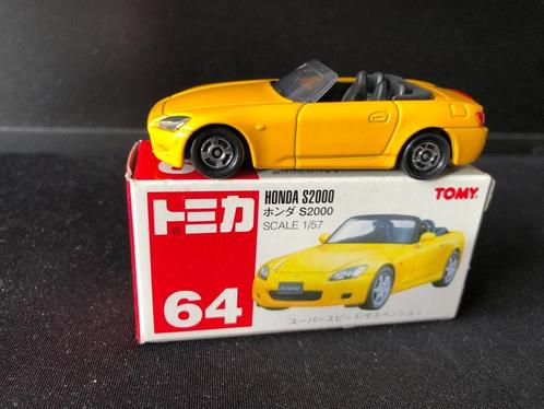 TAKARA TOMY Honda S2000 No 64 geel, Hobby en Vrije tijd, Modelauto's | Overige schalen, Nieuw, Auto, Ophalen of Verzenden