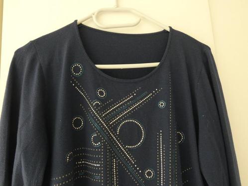 Marineblauwe trui, Kleding | Dames, Truien en Vesten, Gedragen, Maat 42/44 (L), Blauw, Ophalen of Verzenden