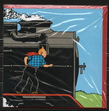 Carte postale Tintin double sous blister beschikbaar voor biedingen