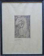 FELIX TIMMERMANS / SINT-FRANCISCUS / ZW-W ETS / 33x26cm KAD, Antiek en Kunst, Kunst | Litho's en Zeefdrukken, Ophalen of Verzenden