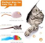 Set van 9 pluche kattenspeelgoed met kattenkruid GRATIS LEV, Dieren en Toebehoren, Kattenspeelgoed, Overig speelgoed, -, Verzenden