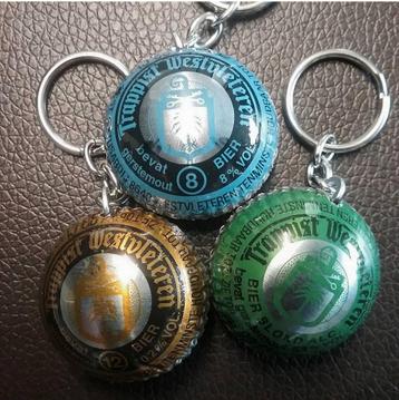  sleutelhanger Orval, Rochefort, trappist, Chouffe , Westmal beschikbaar voor biedingen