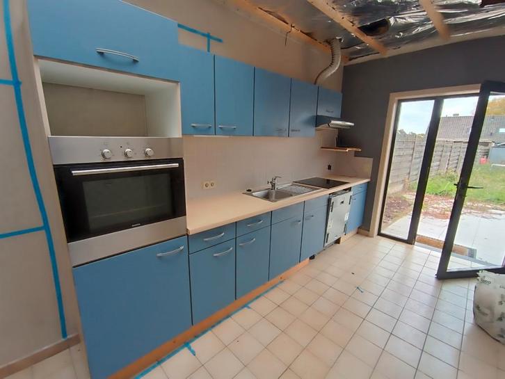 Keuken, Huis en Inrichting, Keuken | Complete keukens, Gebruikt, Overige typen, Blauw, Kunststof, Ophalen