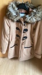 Abercrombie & Fitch - Duffel Coat en Laine Camel avec capuch, Brun, Taille 38/40 (M), Enlèvement ou Envoi, Abercrombie & Fitch