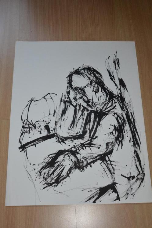 Originele Dolf Jaspers tekening, Antiek en Kunst, Kunst | Schilderijen | Modern, Ophalen