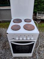 Elektrisch fornuis met oven 50cm, Elektronische apparatuur, Fornuizen, Ophalen, Gebruikt, 4 kookzones, Vrijstaand