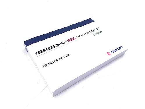 INSTRUKTIEBOEK Suzuki GSX S 1000 2021- (GSXS1000 GSX-S1000), Motoren, Onderdelen | Suzuki, Gebruikt